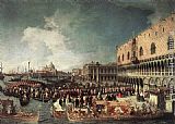 Reception of the Ambassador in the Doge's Palace by Canaletto